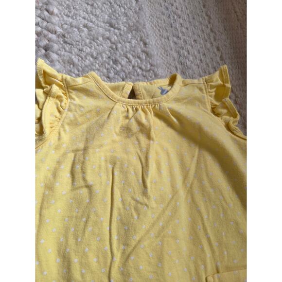 Primary Yellow Polka-A-Dot Pocket Dress - Picture 3 of 7